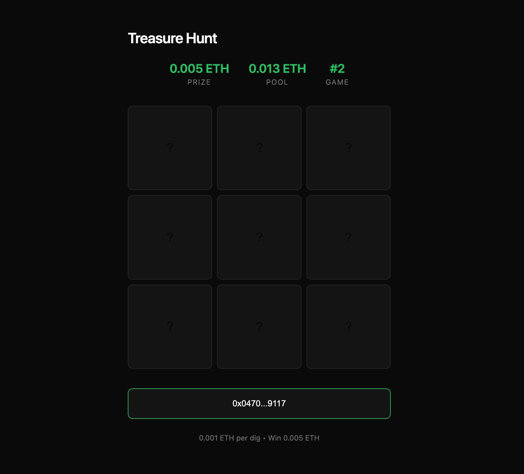 Blockchain Treasure Hunt